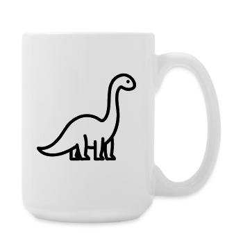 Brontosaurus - Large Mug 440 ml - white - Right