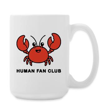 AI Human Fan Club - Large Mug 440 ml - white - Right