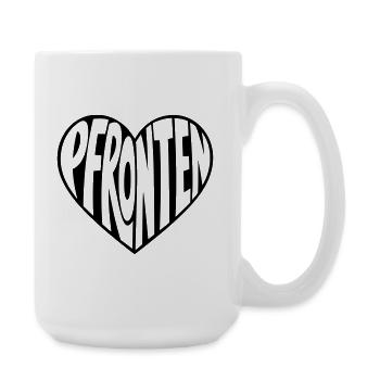 Pfronten Allgäu im Herzen - Große Tasse 440 ml - Weiß - Rechts