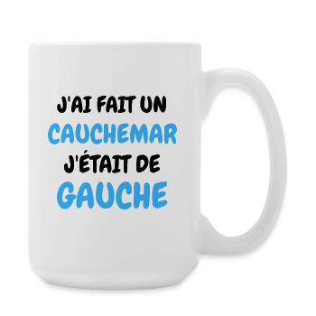 J'AI fait un Caumar J'était De Gauche - Grande tasse 440 ml - blanc - Droite