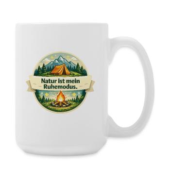 Natur ist mein Ruhemodus - Große Tasse 440 ml - Weiß - Rechts