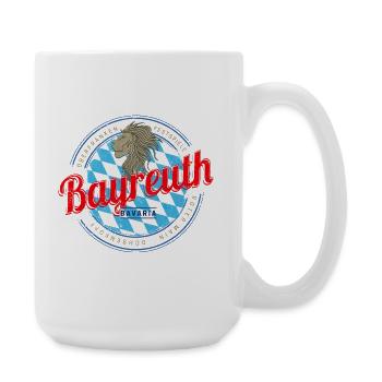 Bayreuth in Bayern Vintage Oberfranken Deutschland - Große Tasse 440 ml - Weiß - Rechts