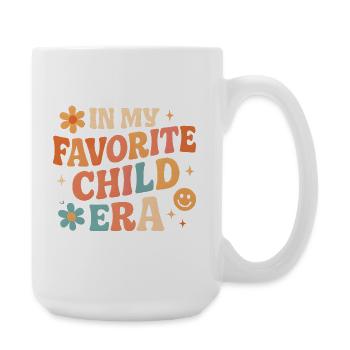 In My Favorite Child Era Daughter Families Humor - Large Mug 440 ml - white - Right