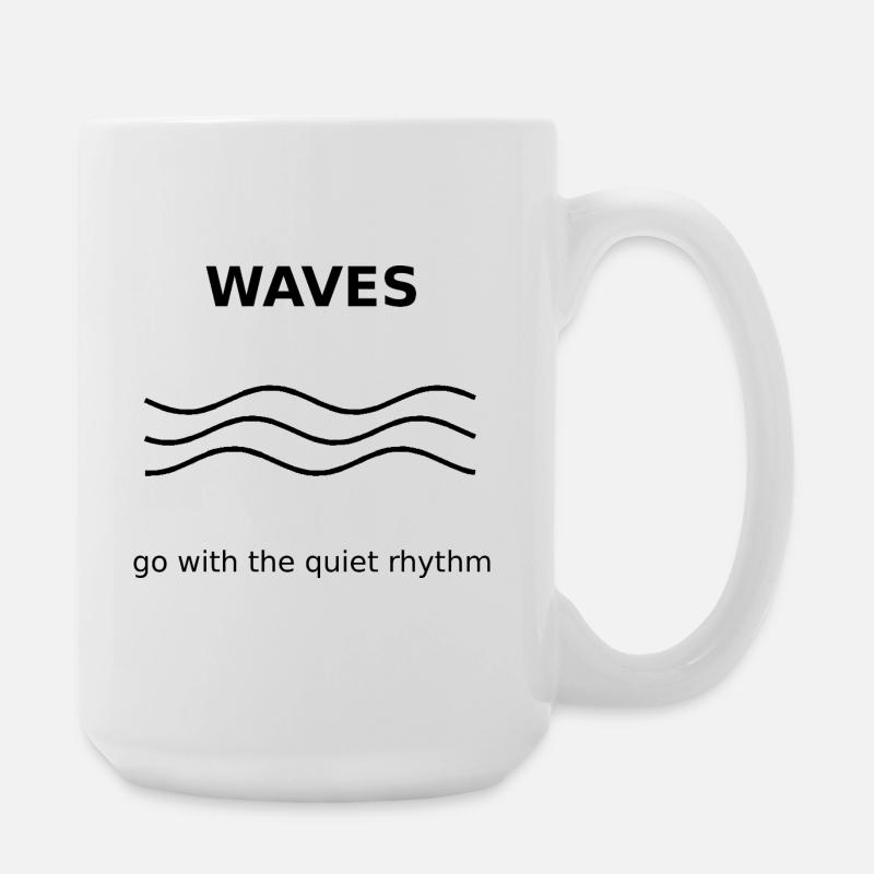 Waves - Grande tasse 440 ml - blanc