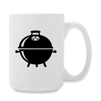 Kettle Grill Charcoal Grill Master BBQ Crew - Large Mug 440 ml - white - Right