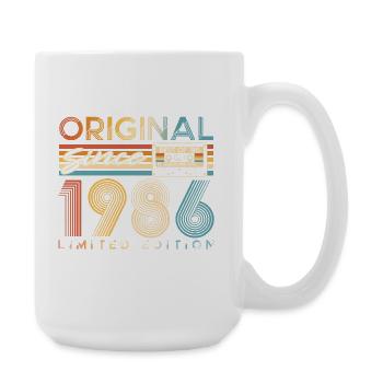 40 ans 40 ans 1986 Vintage Né - Grande tasse 440 ml - blanc - Droite