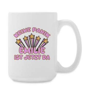 Spruch Emilie - Große Tasse 440 ml - Weiß - Rechts