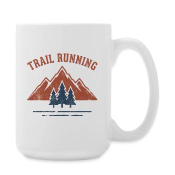 Trail running - Grande tasse 440 ml - blanc - Droite