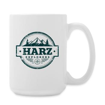 Explorateurs de résine | Insigne d’aventure vintage - Grande tasse 440 ml - blanc - Droite