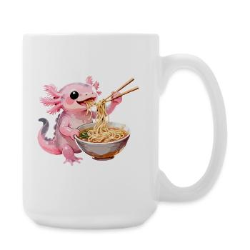 Ramen Axolotl - Große Tasse 440 ml - Weiß - Rechts