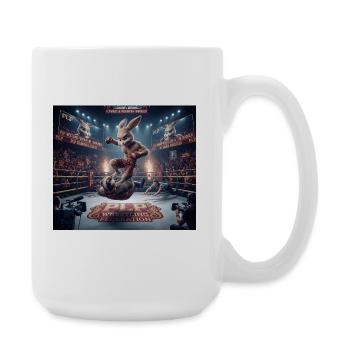 PLP Bunny Ring Duel - Large Mug 440 ml - white - Right