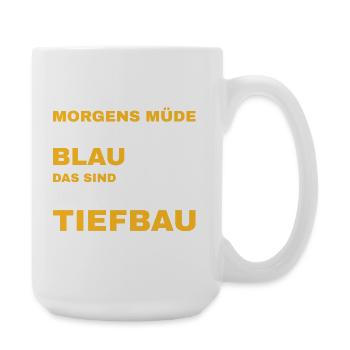 Civil Engineering Civil Engineering Road Construction Excavator Driver Excavation - Large Mug 440 ml - white - Right