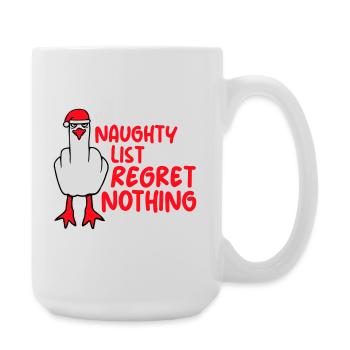 Sur la liste des vilains et je ne regrette rien Böse Möwe - Grande tasse 440 ml - blanc - Droite