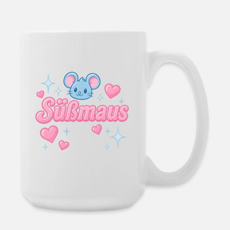 Sweet Mouse - y2K statement design - Large Mug 440 ml - white