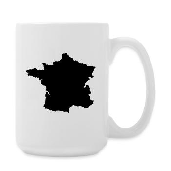 France Pays - Grande tasse 440 ml - blanc - Droite