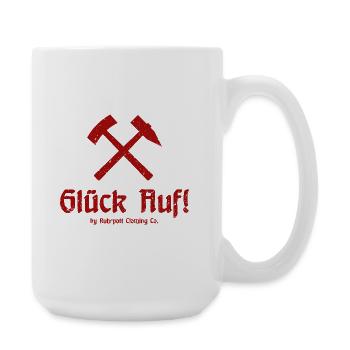 Good luck! - Ruhrpott - Zeche - Zollverein - Large Mug 440 ml - white - Right