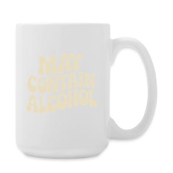 May Contain Alcohol Alkohol Mallorca Saufen JGA - Large Mug 440 ml - white - Right