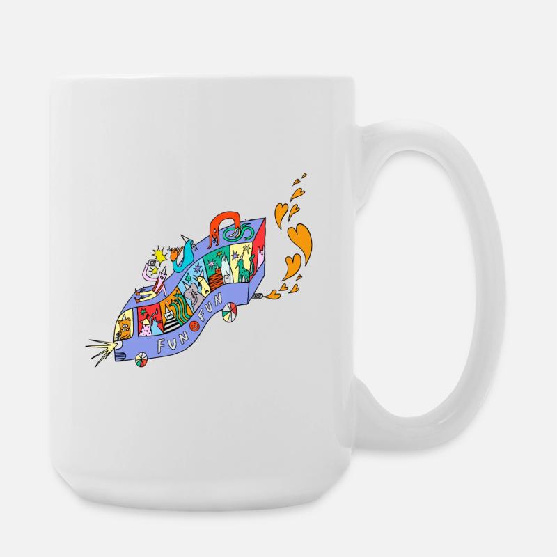 FUN_FUN_EXPRESS - Grande tasse 440 ml - blanc
