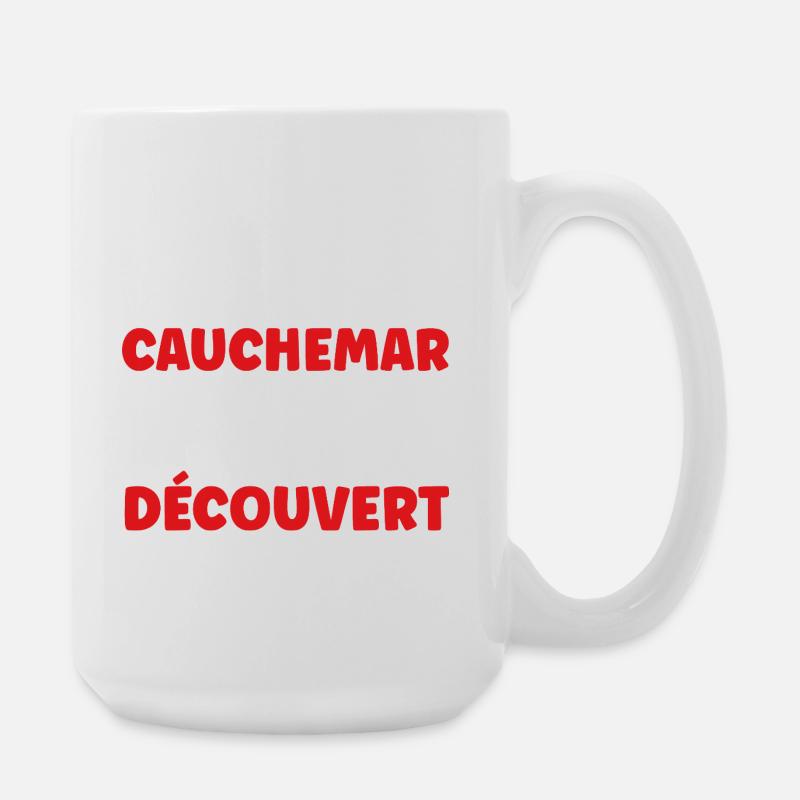 Nightmare Discovered: I Was Out in the Open - Large Mug 440 ml - white