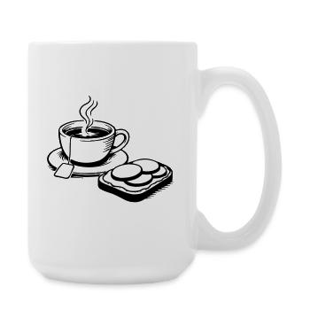 Tasse - Große Tasse 440 ml - Weiß - Rechts