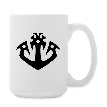 Ancre : Tribal Viking Norseman - Grande tasse 440 ml - blanc - Droite