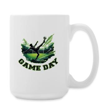 Match Day Soccer : Arrêt dynamique - Grande tasse 440 ml - blanc - Droite
