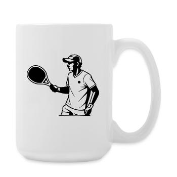 Padel - Grande tasse 440 ml - blanc - Droite