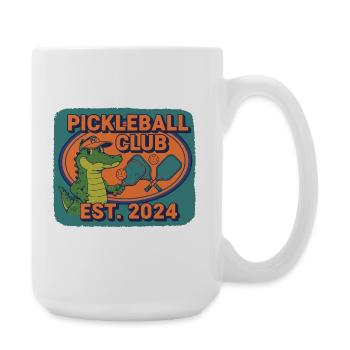 Pickleball Club Créé 2024 Joueur Humoristique Pickle Ball - Grande tasse 440 ml - blanc - Droite