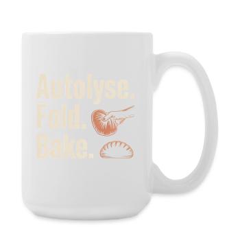 Art du pain autolyse plié - Grande tasse 440 ml - blanc - Droite