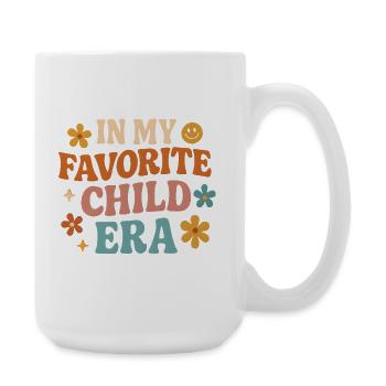 In My Favorite Child Era Daughter Families Humor - Large Mug 440 ml - white - Right