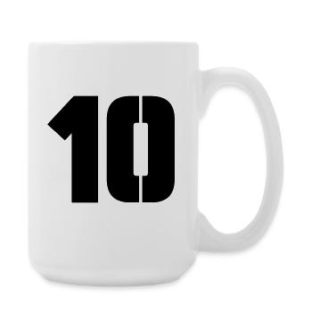 10 - Große Tasse 440 ml - Weiß - Rechts