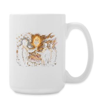 Jour des anciens combattants pour les démocrates - Grande tasse 440 ml - blanc - Droite