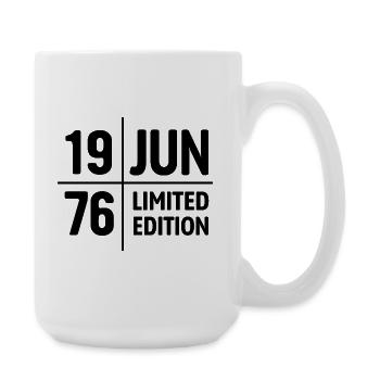 Limited Edition June 1976 Geburtstag Geschenk - Große Tasse 440 ml - Weiß - Rechts