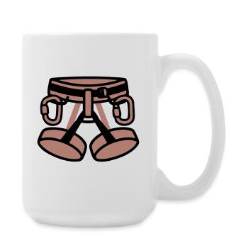 Climbing Harness Mountaineering Climbing Climbing Hall - Large Mug 440 ml - white - Right