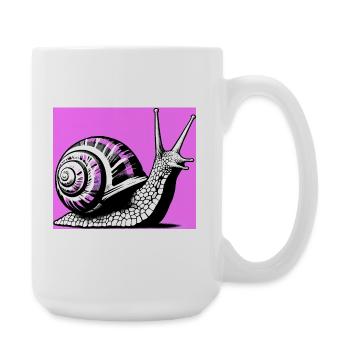 Snail - Large Mug 440 ml - white - Right