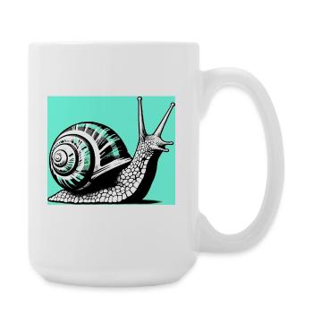 Snail - Large Mug 440 ml - white - Right