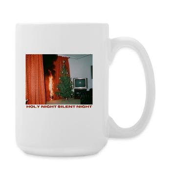 Chaotisches Weihnachtsfest - Große Tasse 440 ml - Weiß - Rechts