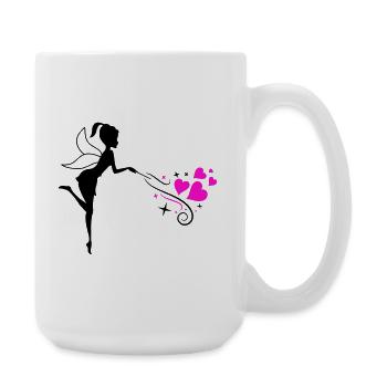 Fee Elfe Zauber - Große Tasse 440 ml - Weiß - Rechts