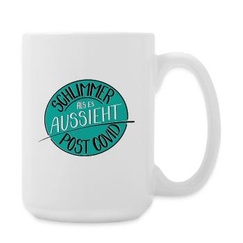 Worse than it looks, Post Covid - Large Mug 440 ml - white - Right