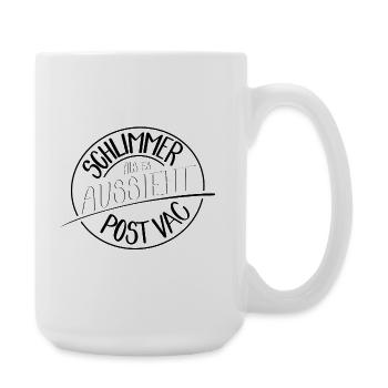 Schlimmer als es aussieht, Post Vac - Große Tasse 440 ml - Weiß - Rechts