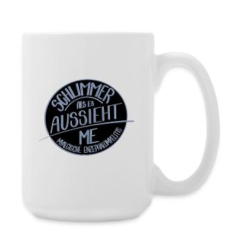Schlimmer als es aussieht, ME - Große Tasse 440 ml - Weiß - Rechts