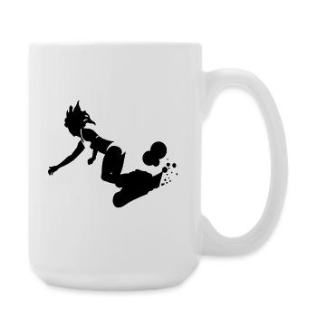 Snowboard - Large Mug 440 ml - white - Right