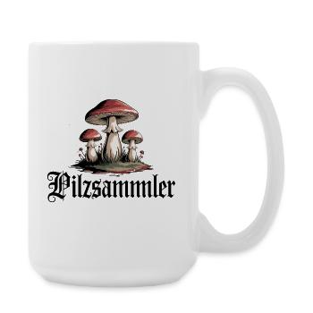 Champignon mystique paysage forêt motif - Grande tasse 440 ml - blanc - Droite