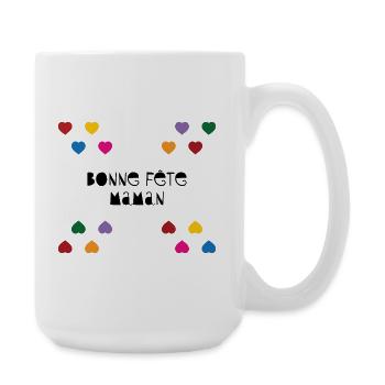 Frohen Muttertag – Muttertag - Große Tasse 440 ml - Weiß - Rechts