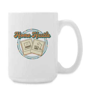 Home Hustle Retro - Large Mug 440 ml - white - Right