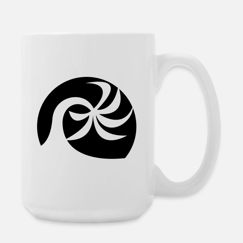 Plage de palmiers - Grande tasse 440 ml - blanc