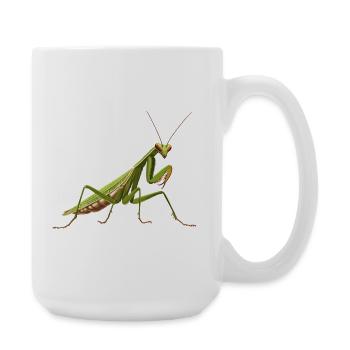 Gottesanbeterinnen Gottesanbeterin - Große Tasse 440 ml - Weiß - Rechts