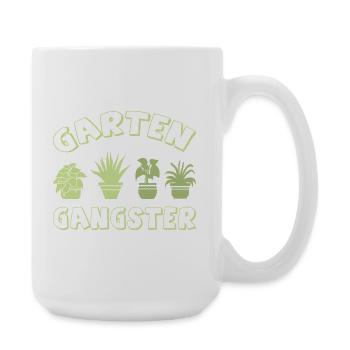 Garden Gardener Gardening Saying Horticulture Plants - Large Mug 440 ml - white - Right