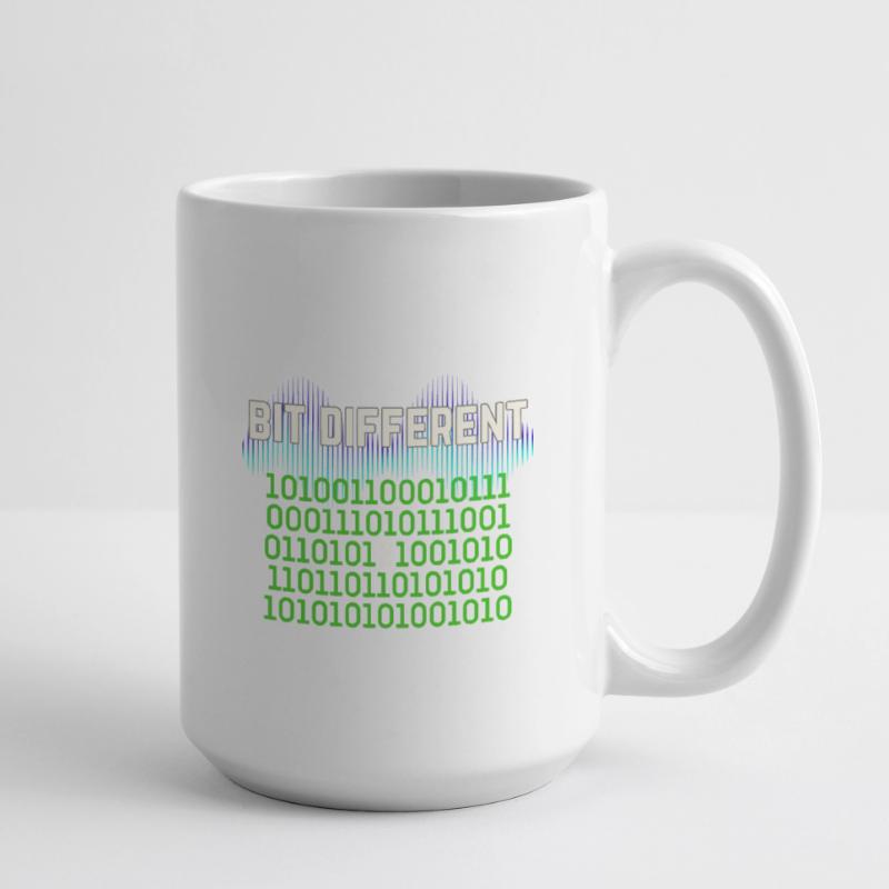 Etwas Anders – Nerdy Binary Error Design Große Tasse 440 ml