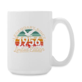 Cadeau rétro vintage d’anniversaire 1956 - Grande tasse 440 ml - blanc - Droite